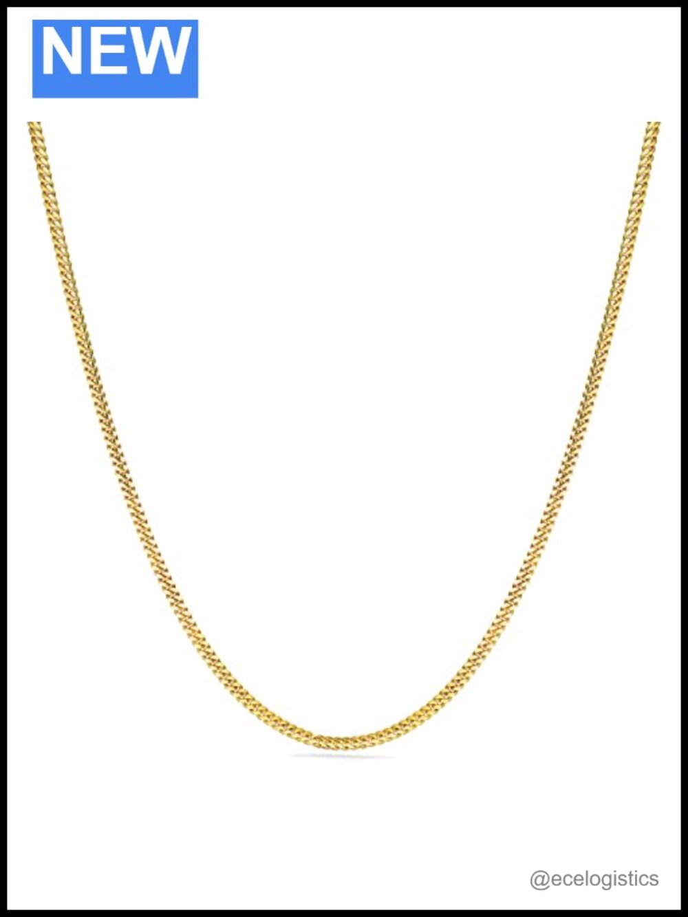 Sterling Silver Miami Cuban Chain Necklace 925 2MM 22" Lobster Clasp